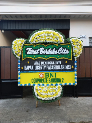 Papan Bunga Duka di Kalisari