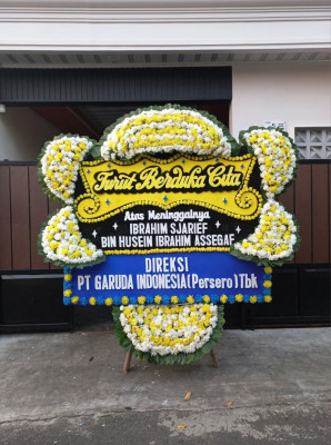 Papan Bunga Duka di Kalisari
